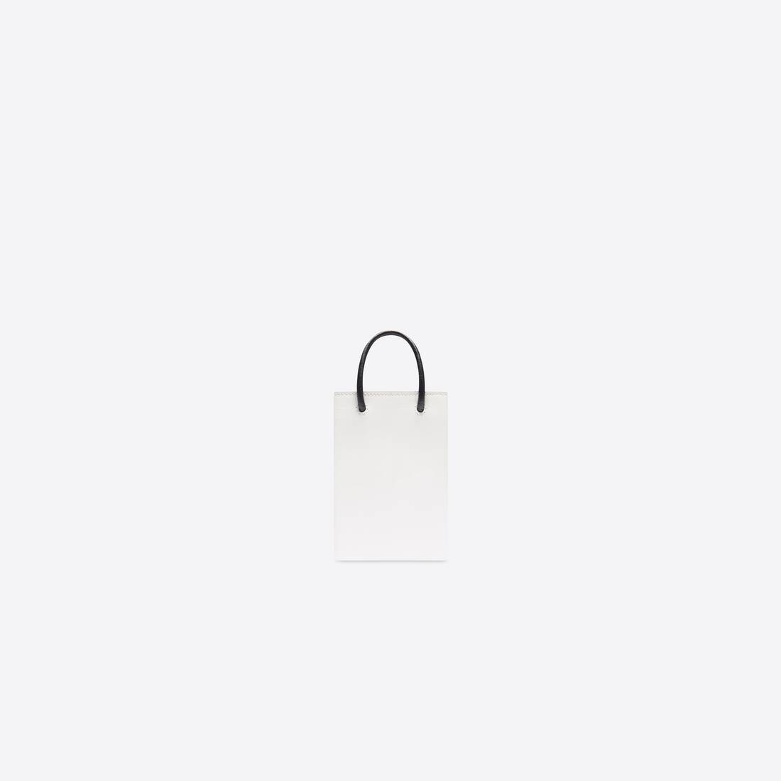 Mini Shopping Bag in White - 2