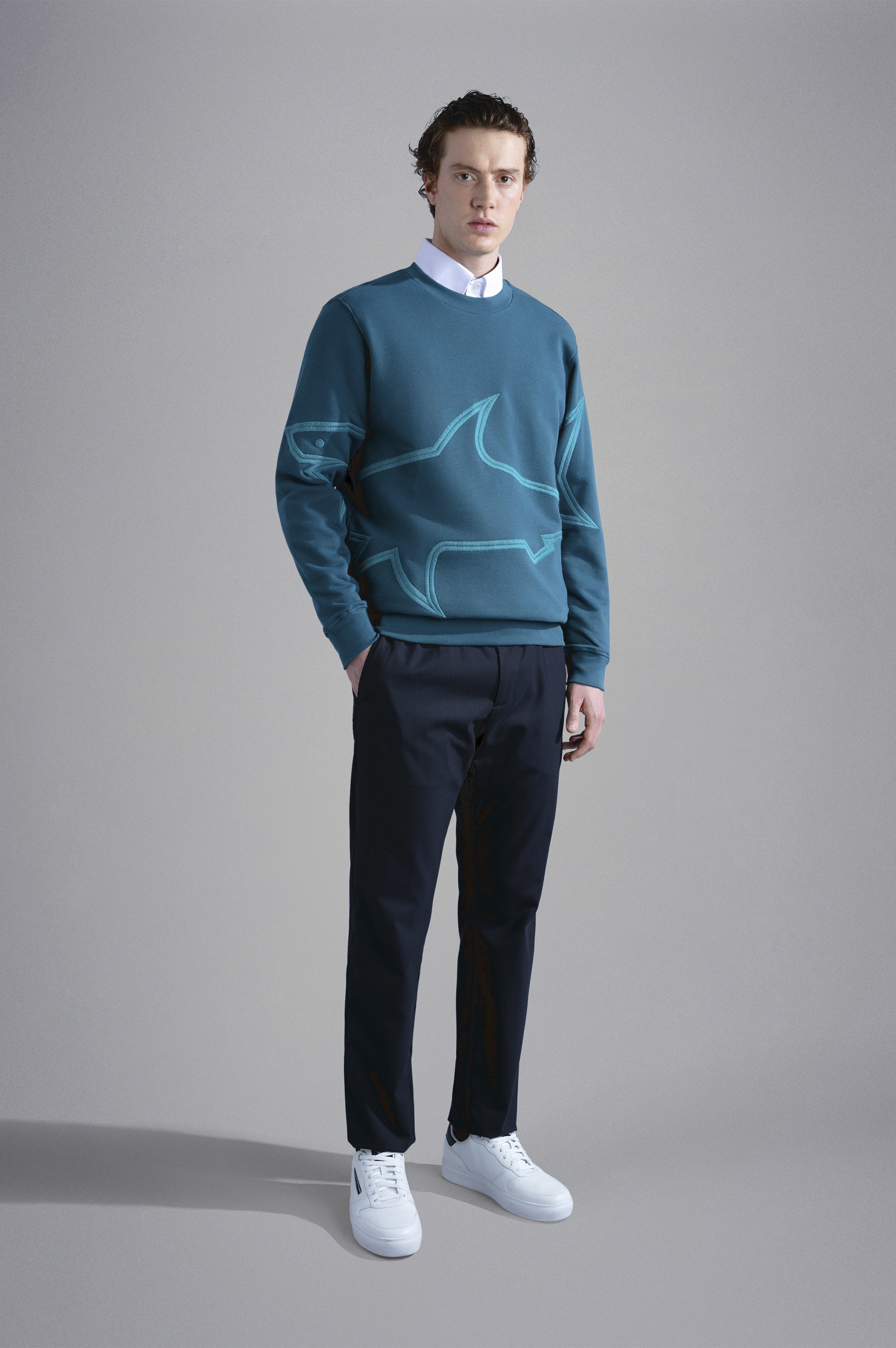 WOOL TECHNICAL FABRIC TROUSERS - 2