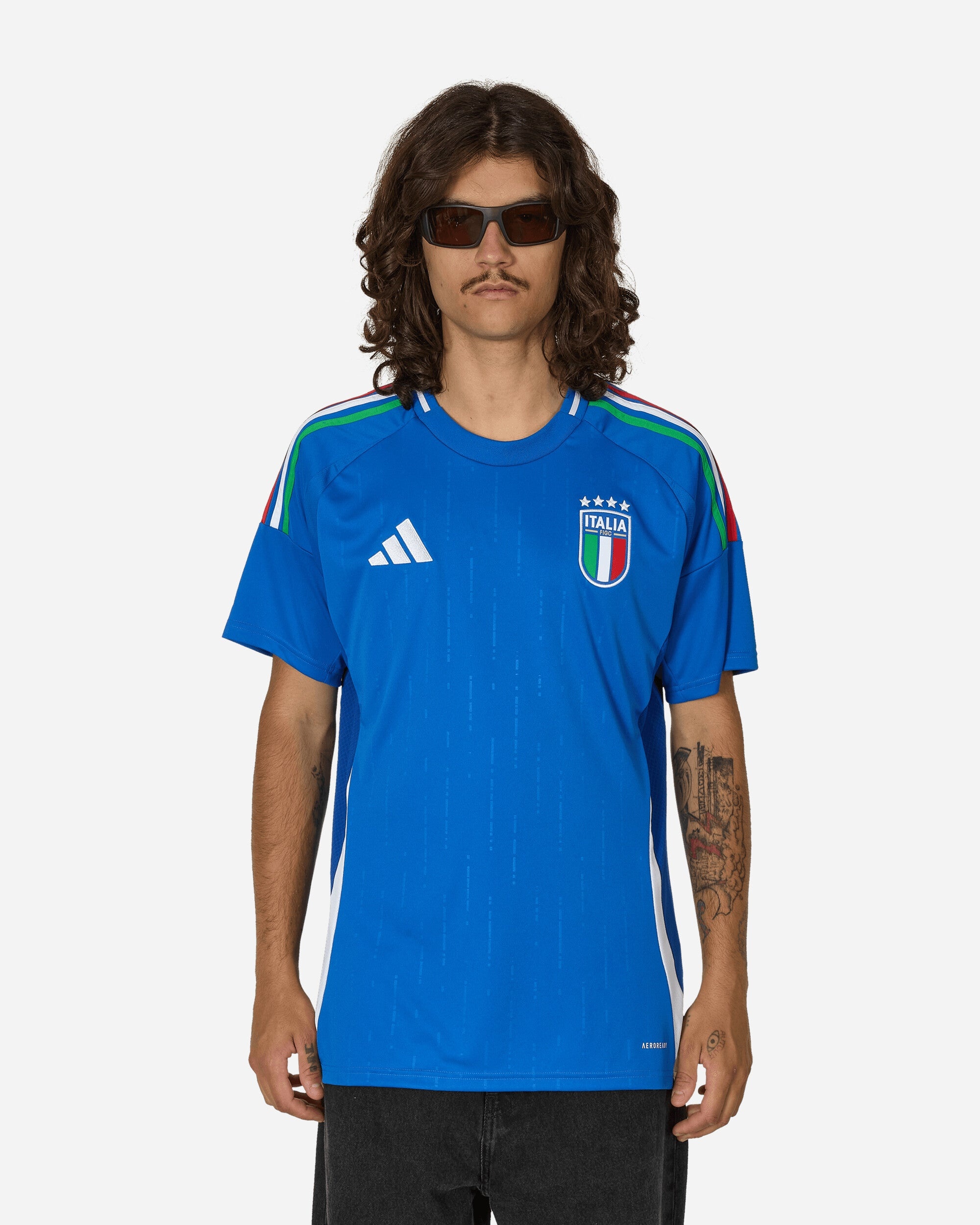 Italy 24 Home Jersey Blue - 1