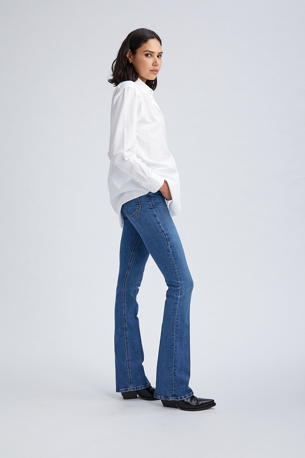 CHARLOTTE MICRO FLARE DENIM - 3