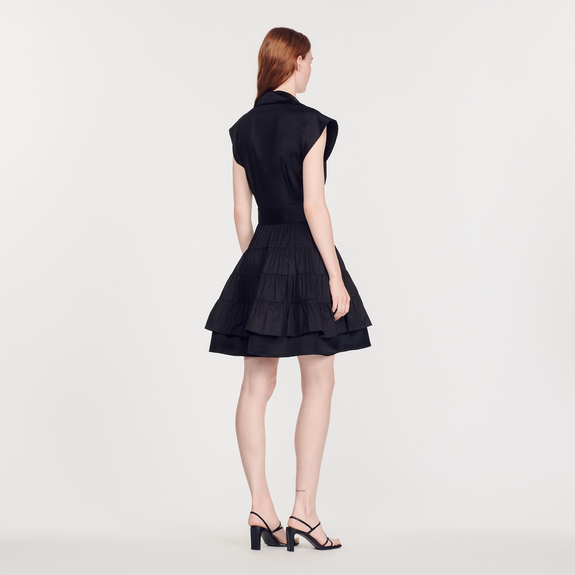 Short ruffled dress - 6