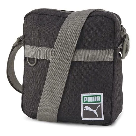 PUMA Originals Retro Portable Shoulder Bag 'Black Grey' 077437-01 - 1