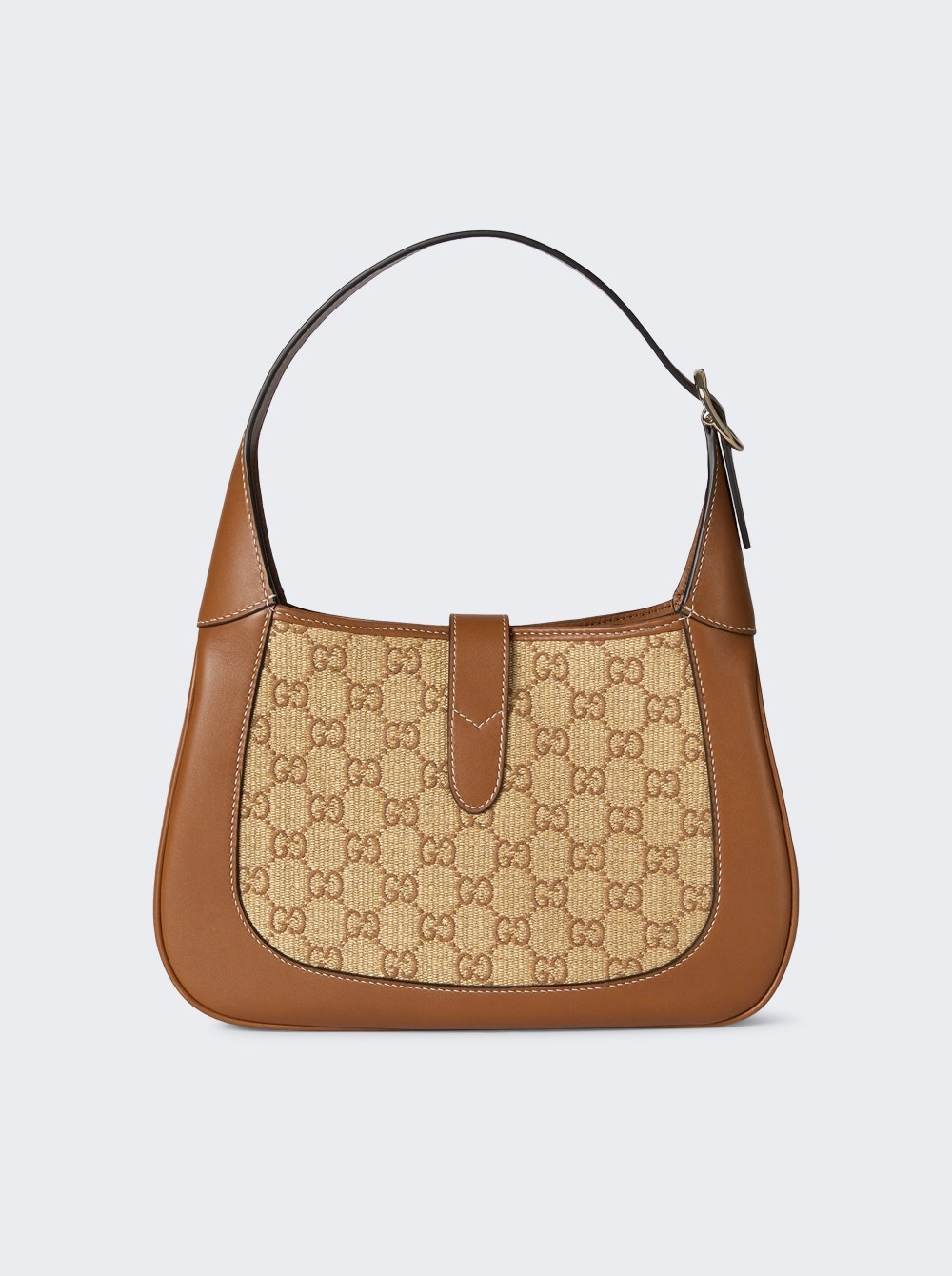 Jackie 1961 Rafia Handbag Beige - 5