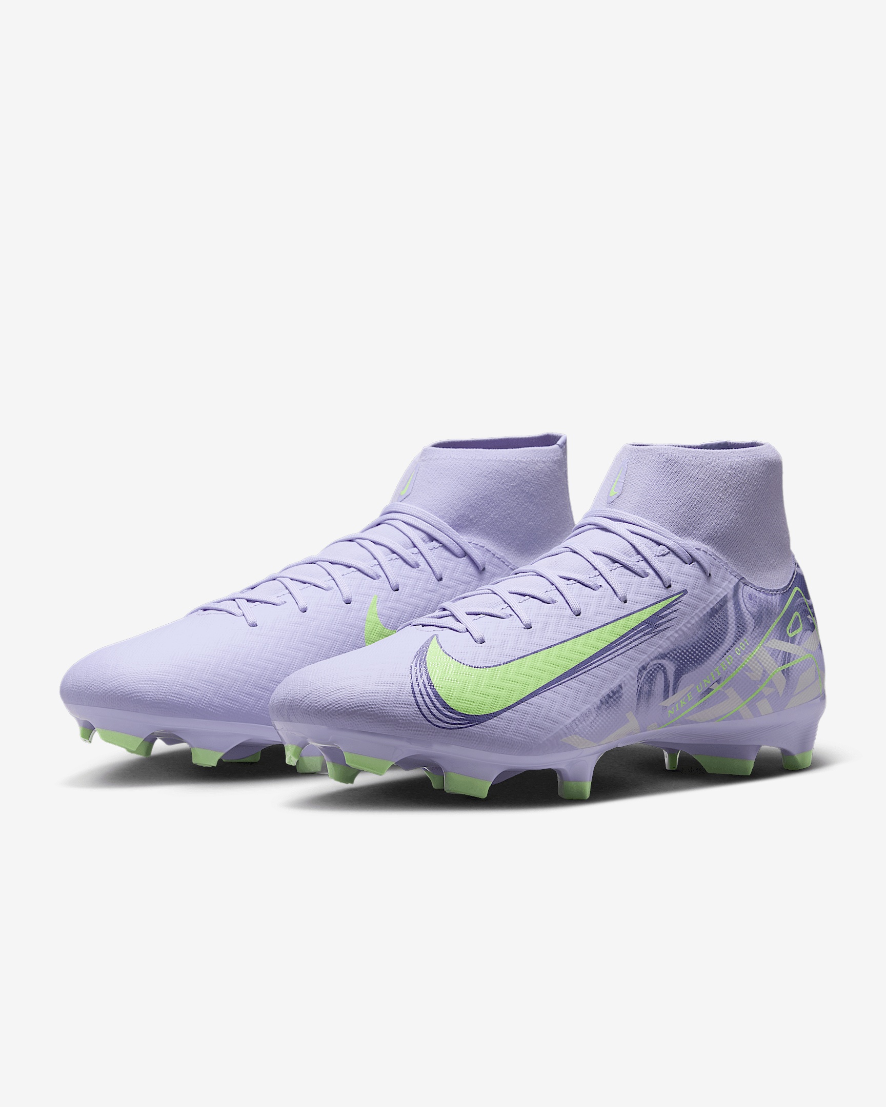 Nike United Mercurial Superfly 10 Academy MG High-Top Soccer Cleats - 5