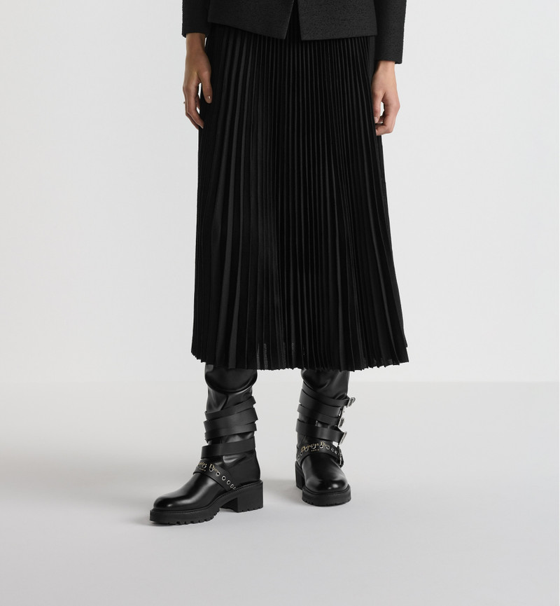 Pleated Mid-Length Skirt 4