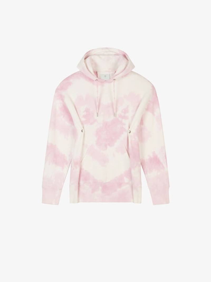 FITTED TIE AND DYE HOODIE 1
