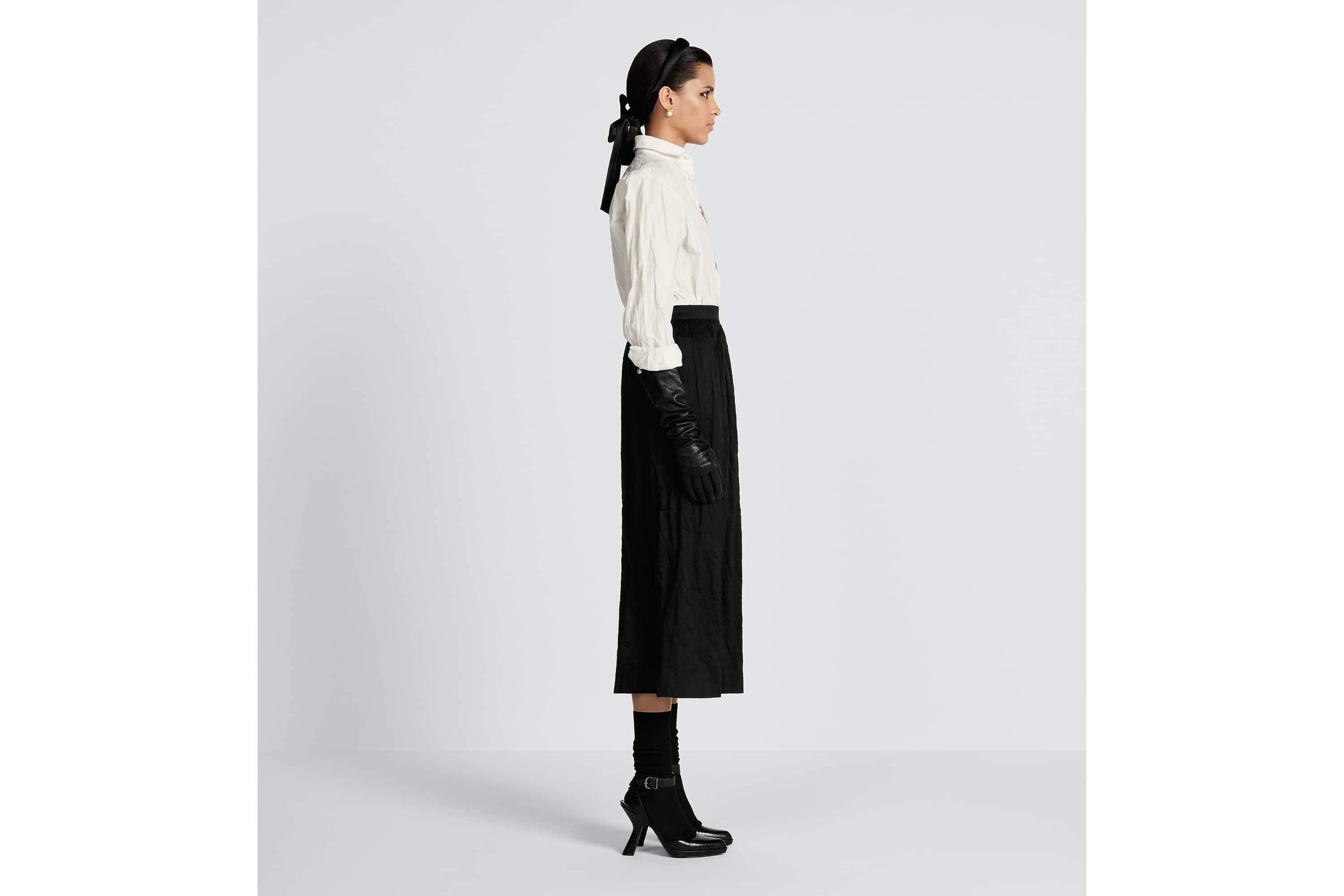 Mid-Length Straight-Cut Skirt - 5