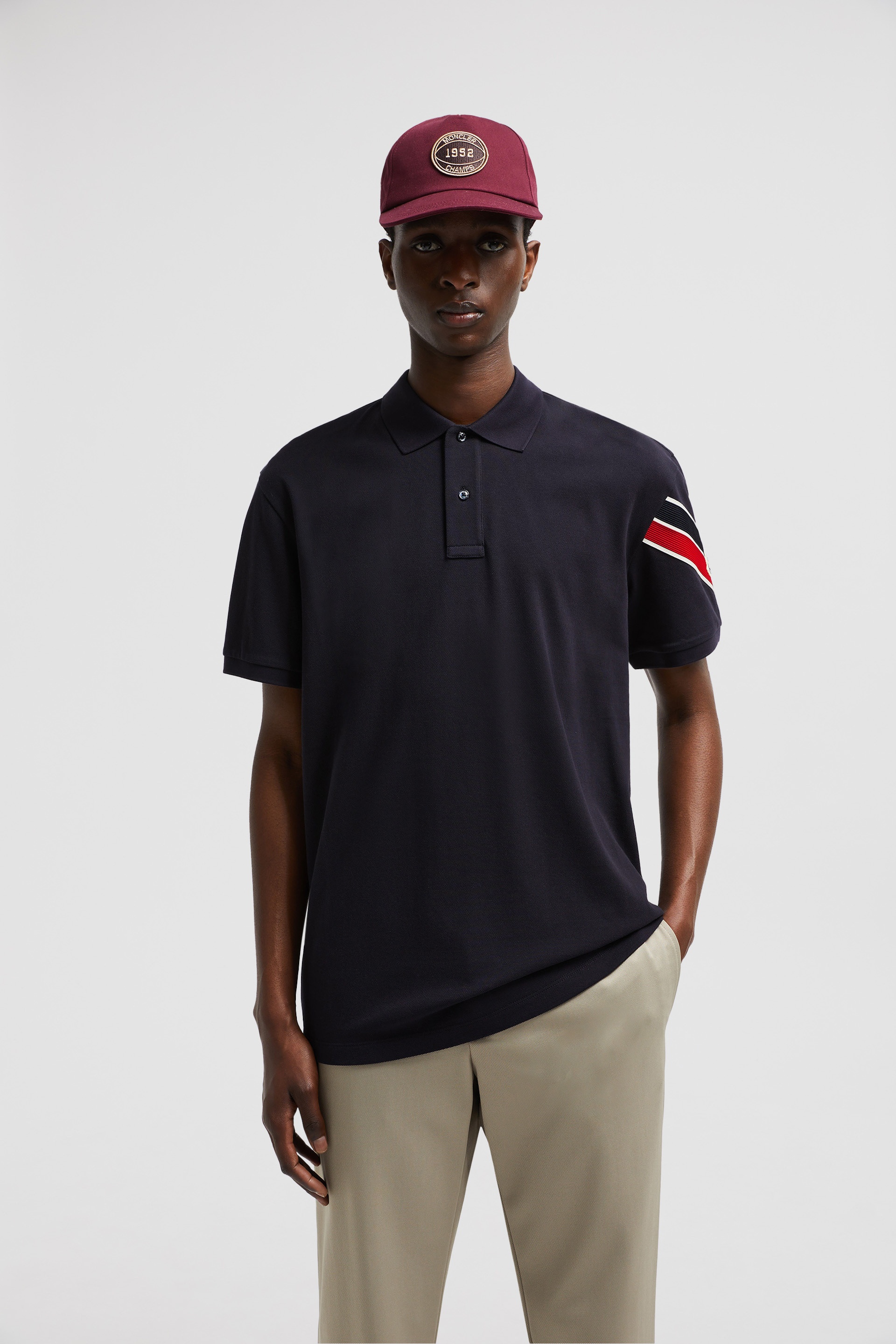Tricolor Trim T-shirt - 2