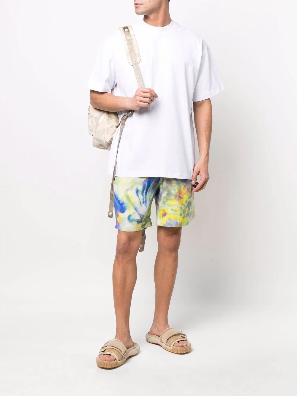 tie-dye print bermuda shorts - 2