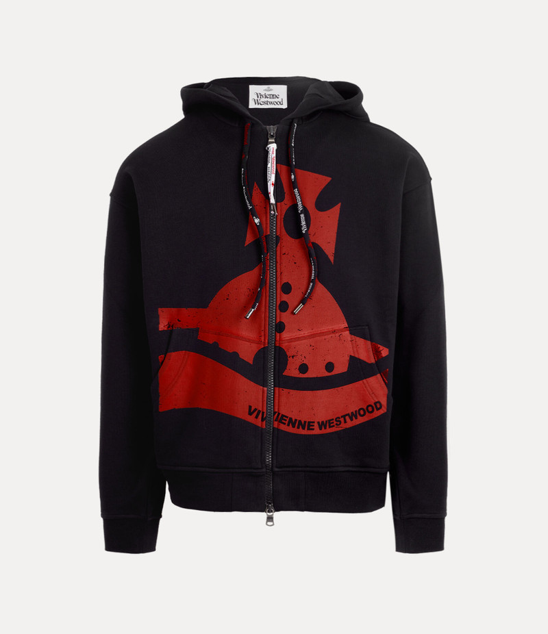 SUNKEN ORB ZIP HOODIE 1