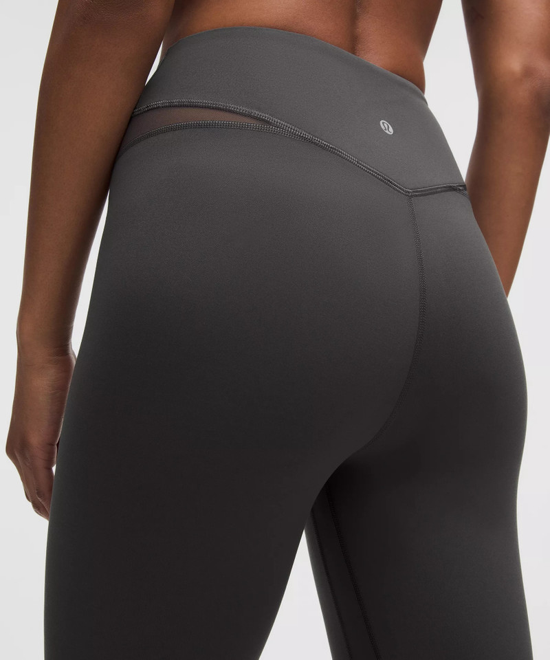 Mesh-Panelled Nulu High-Rise Yoga Crops 23" 5