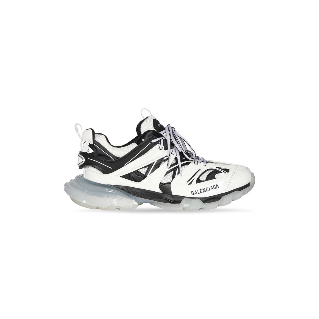 Men's Track Sneaker Clear Sole in White - 1