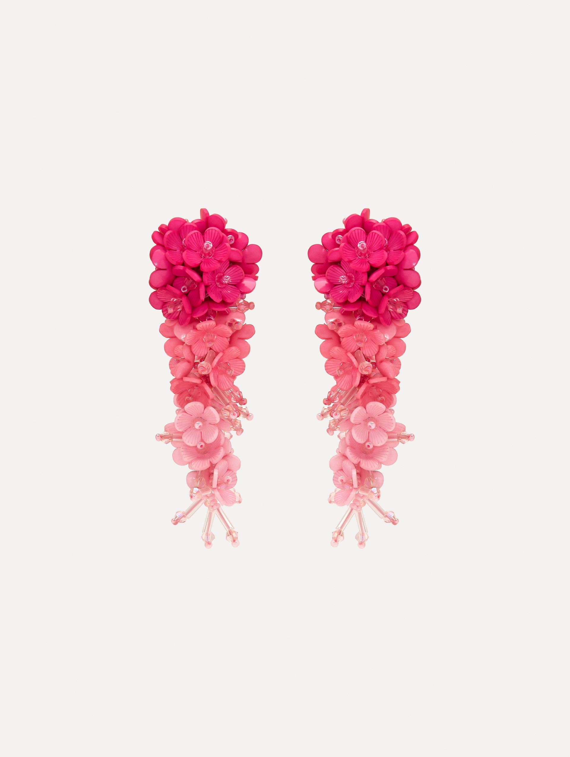 FLOWER BOUQUET CLIP-ON EARRINGS - 1