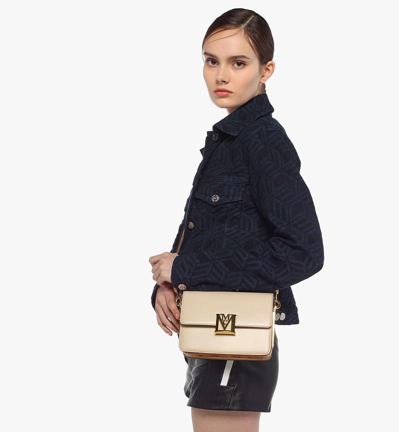 MCM Travia Shoulder Bag in Visetos Leather Mix outlook