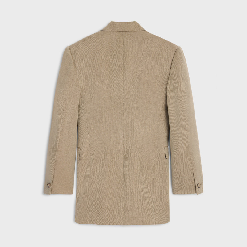 CELINE COLONNE JACKET IN wool outlook