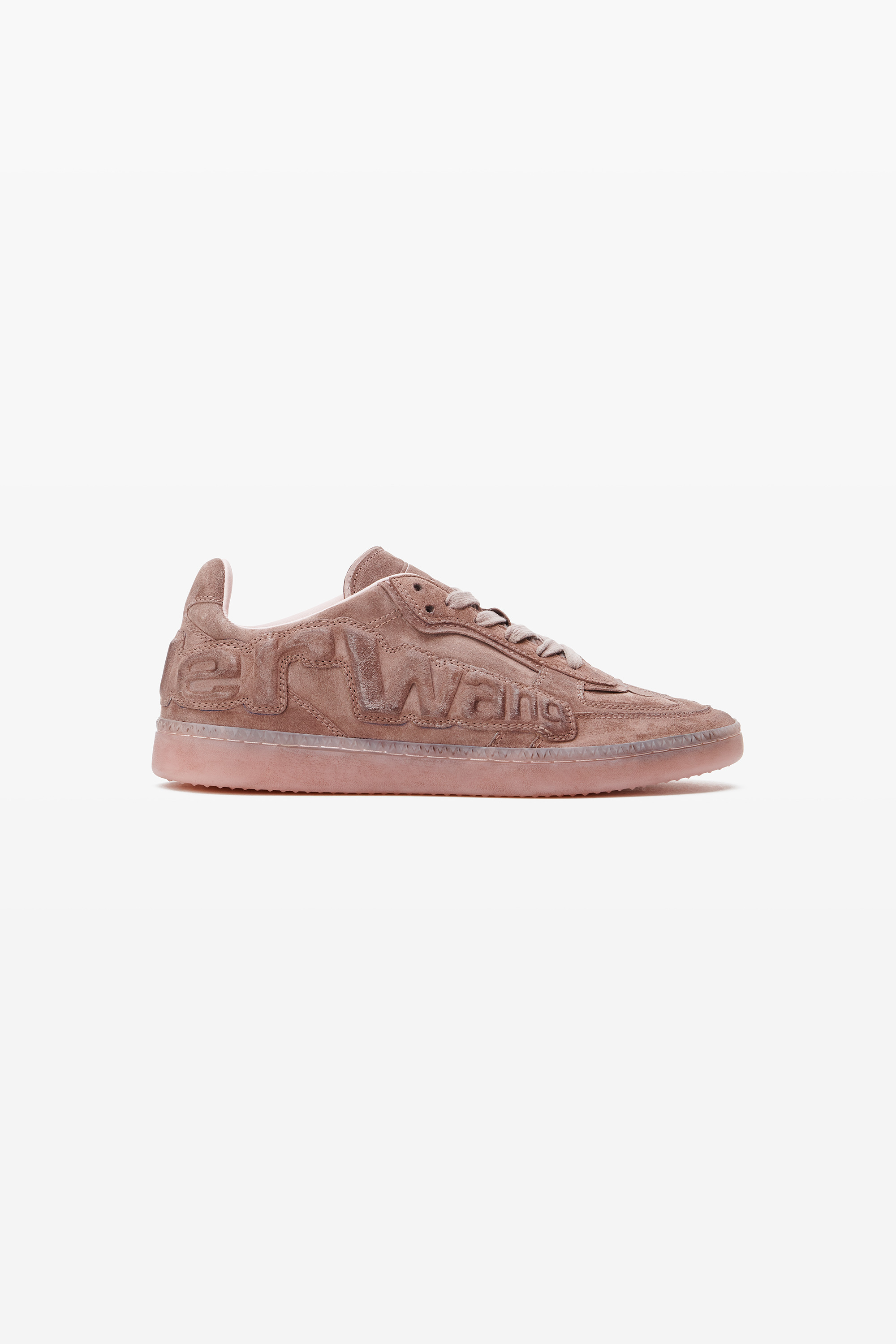 pink leather lex sneakers - 1
