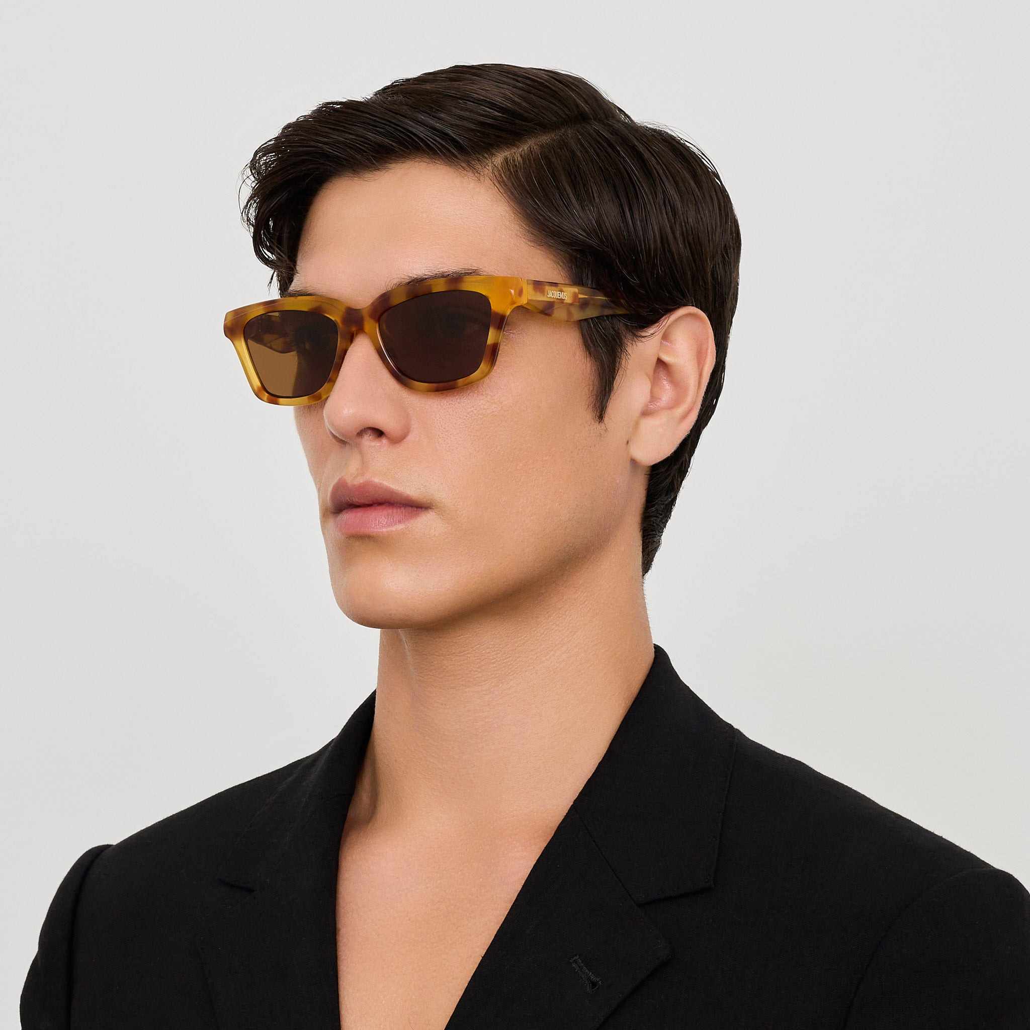 Carre Sunglasses in Beige Tortoiseshell - 4