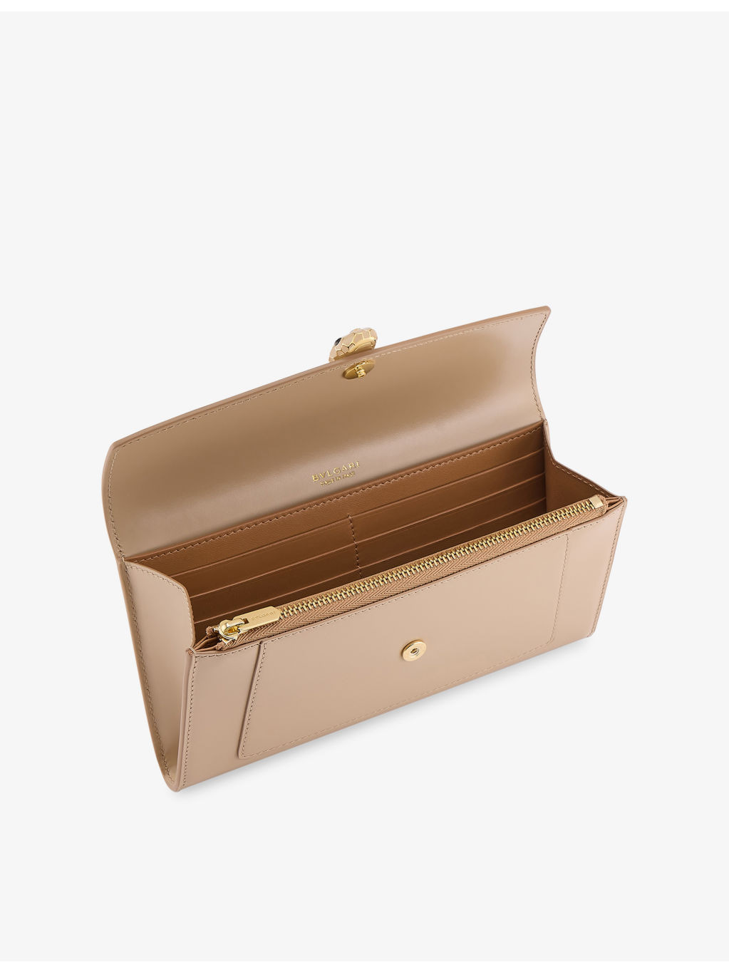 Serpenti Forever Leather Long Wallet - 2