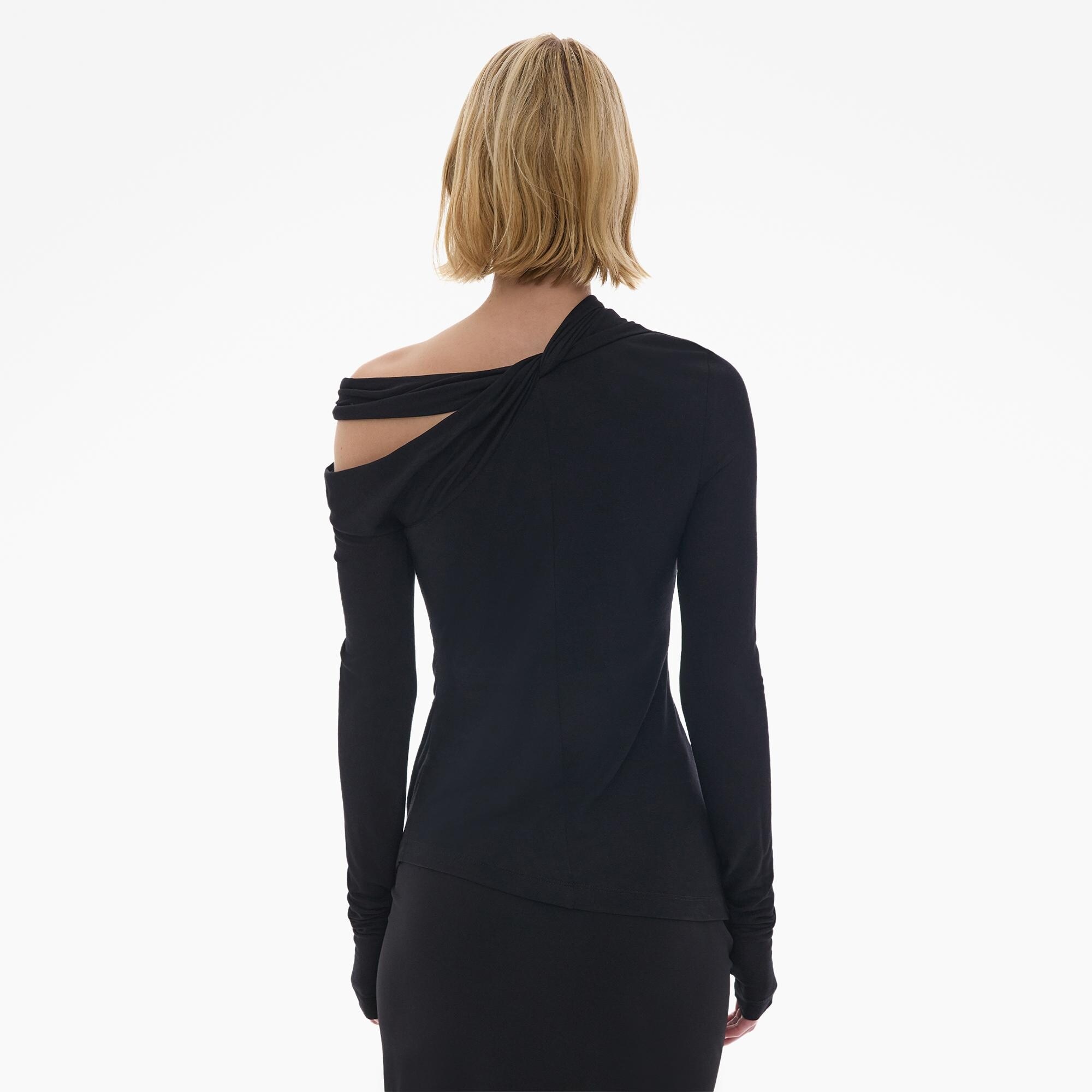 TWISTED LONG-SLEEVE TOP - 4