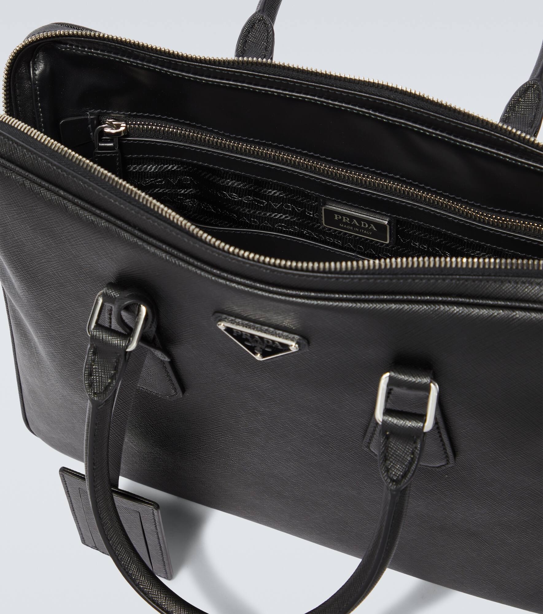 Leather briefcase - 4