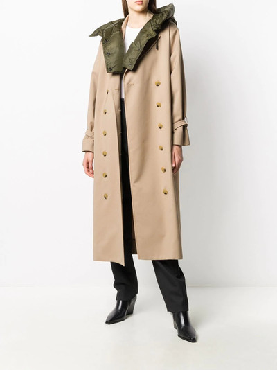 Yves Salomon hooded puffer overlay outlook