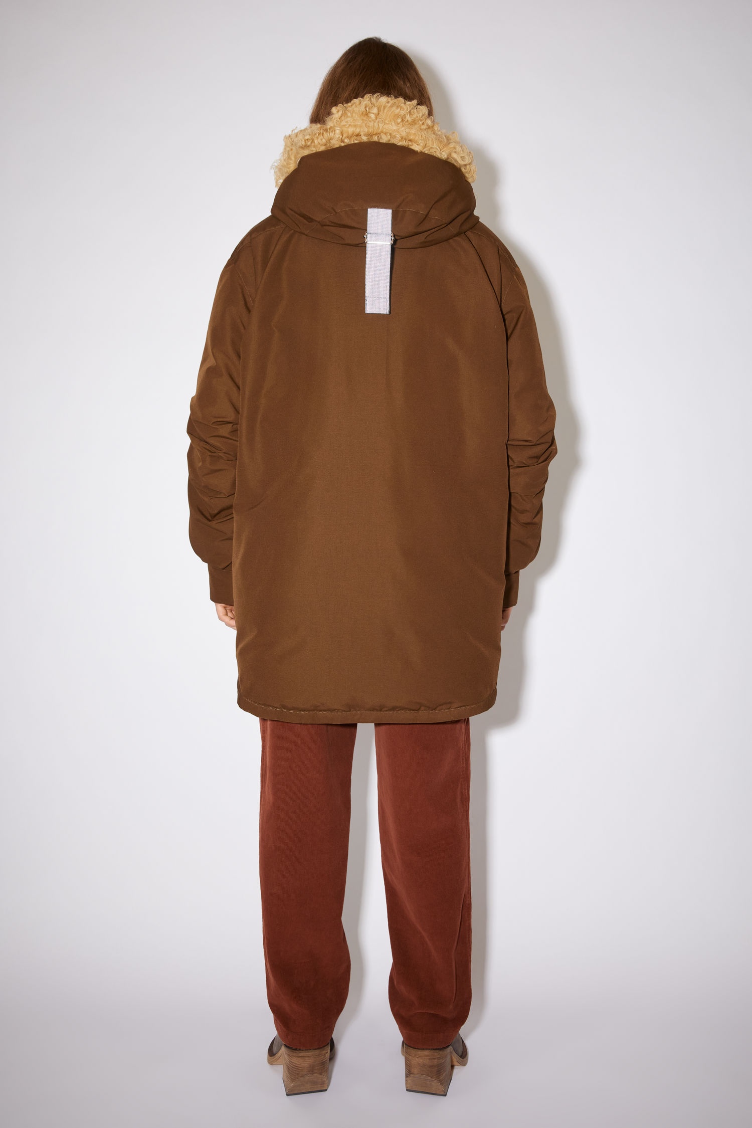 Down-filled jacket - Chocolate brown - 3