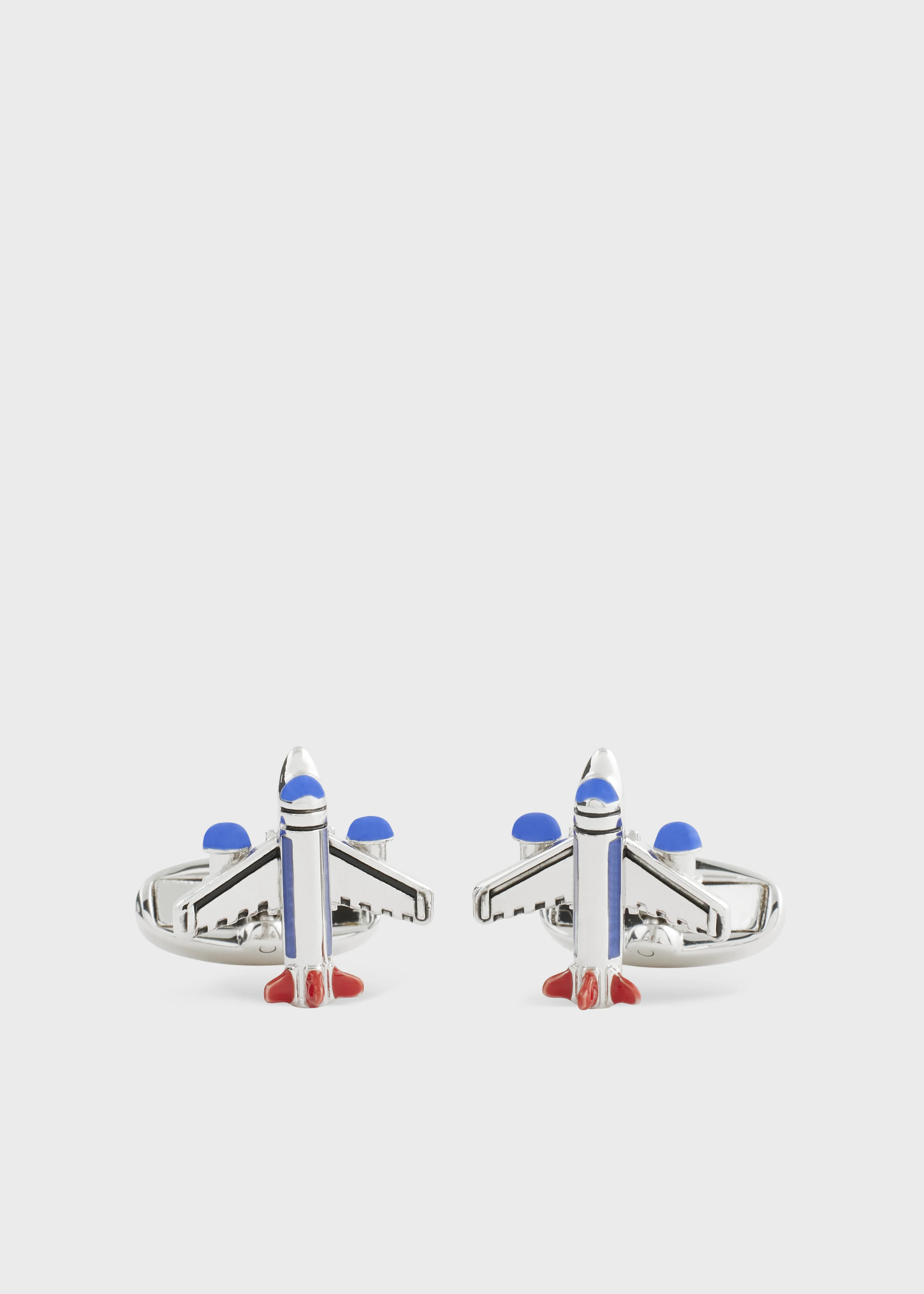 Silver 'Aeroplane' Cufflinks - 1