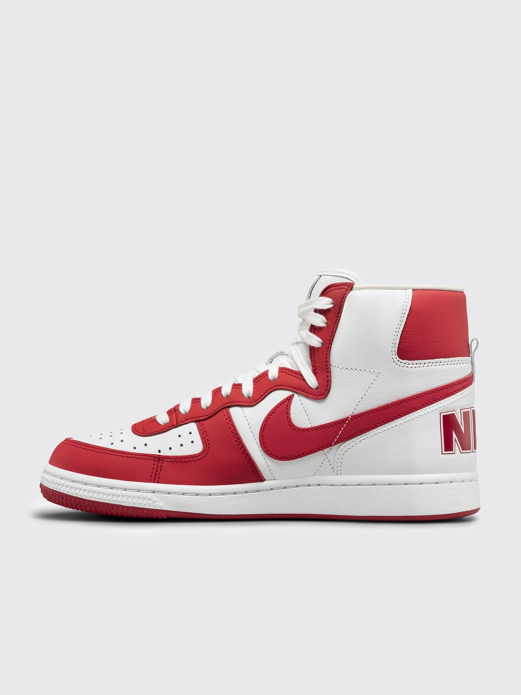 NIKE X COMME DES GARÇONS HOMME PLUS TERMINATOR HIGH RED / WHITE - 2