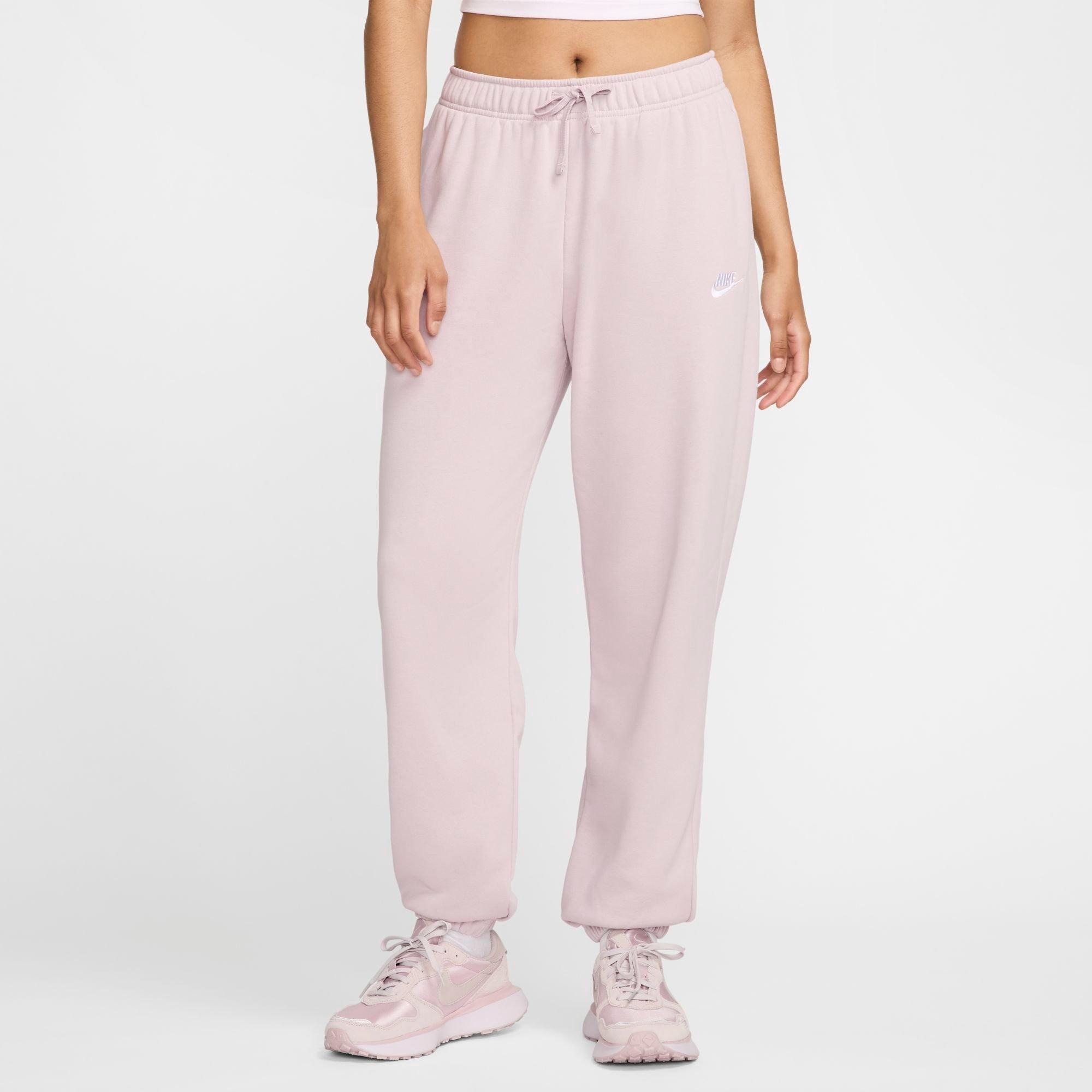 WOMEN'S NIKE SPORTSWEAR CLUB FLEECE MID-RISE OVERSIZED SWEATPANTS - 1