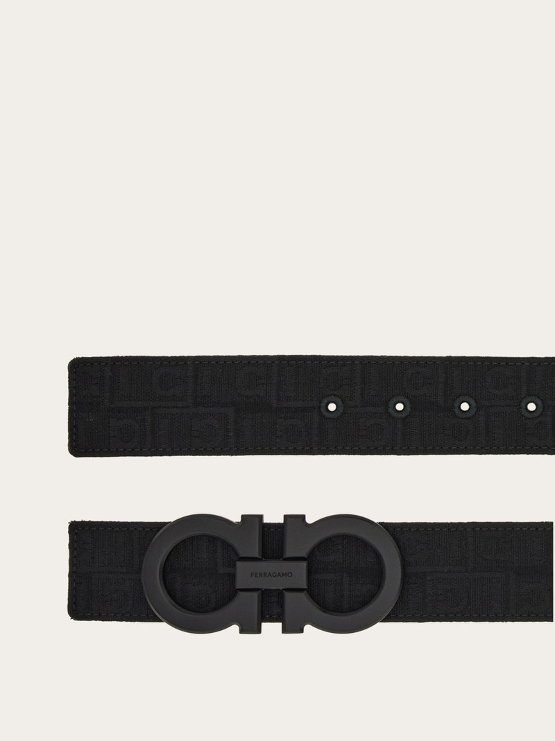 FERRAGAMO Fixed reversible Gancini belt outlook