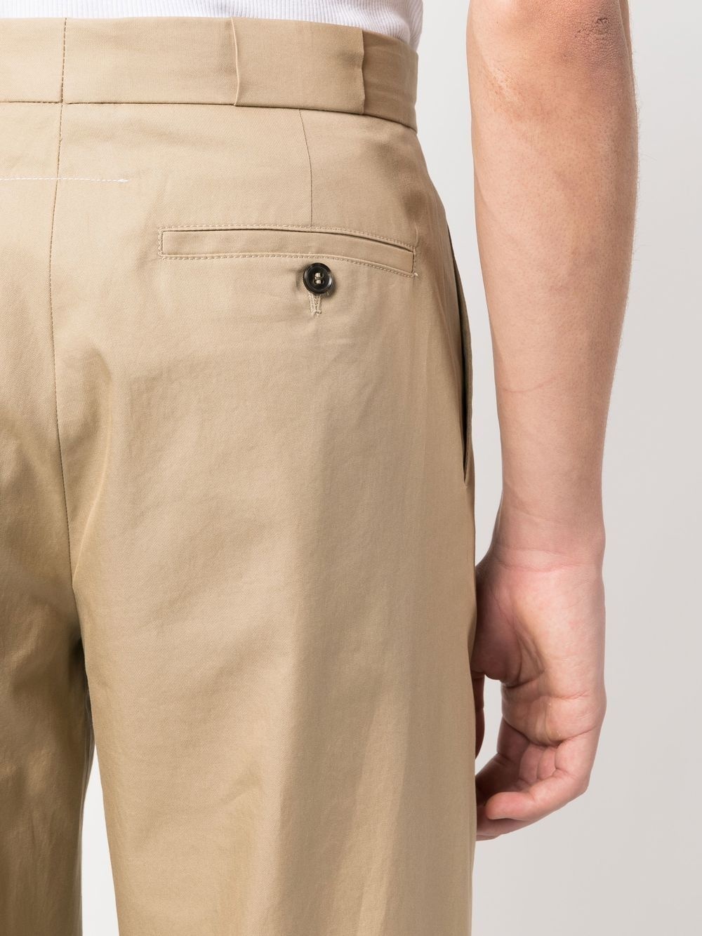straight-leg tailored trousers - 5