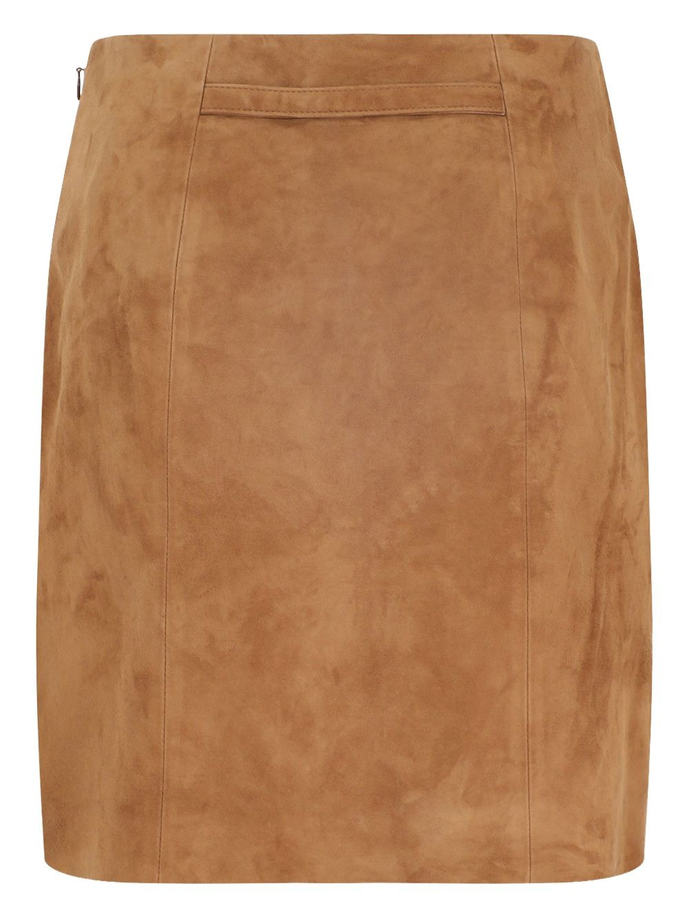 belted suede skirt - 2