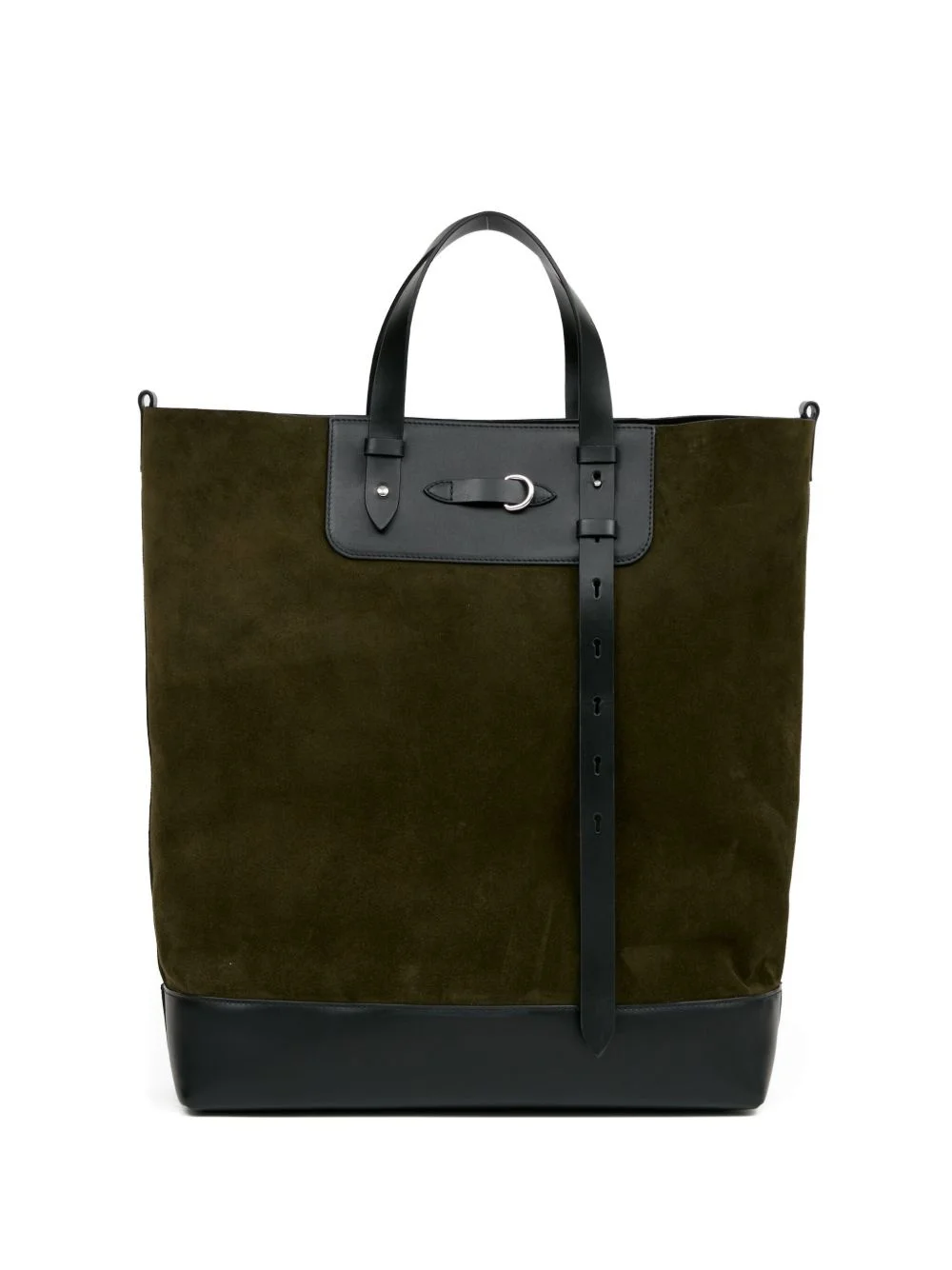suede tote bag - 1