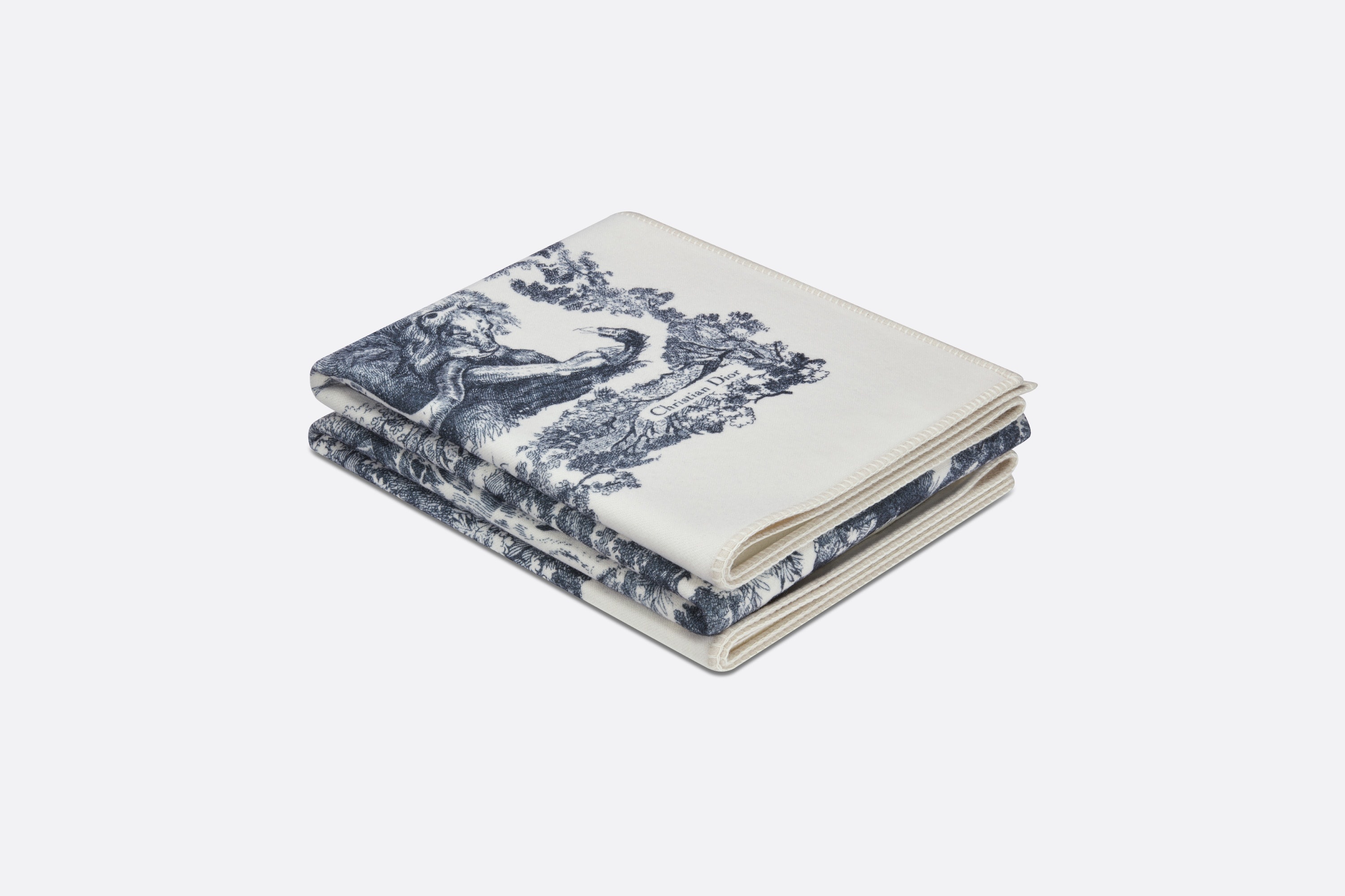 Toile de Jouy Sauvage Blanket - 4