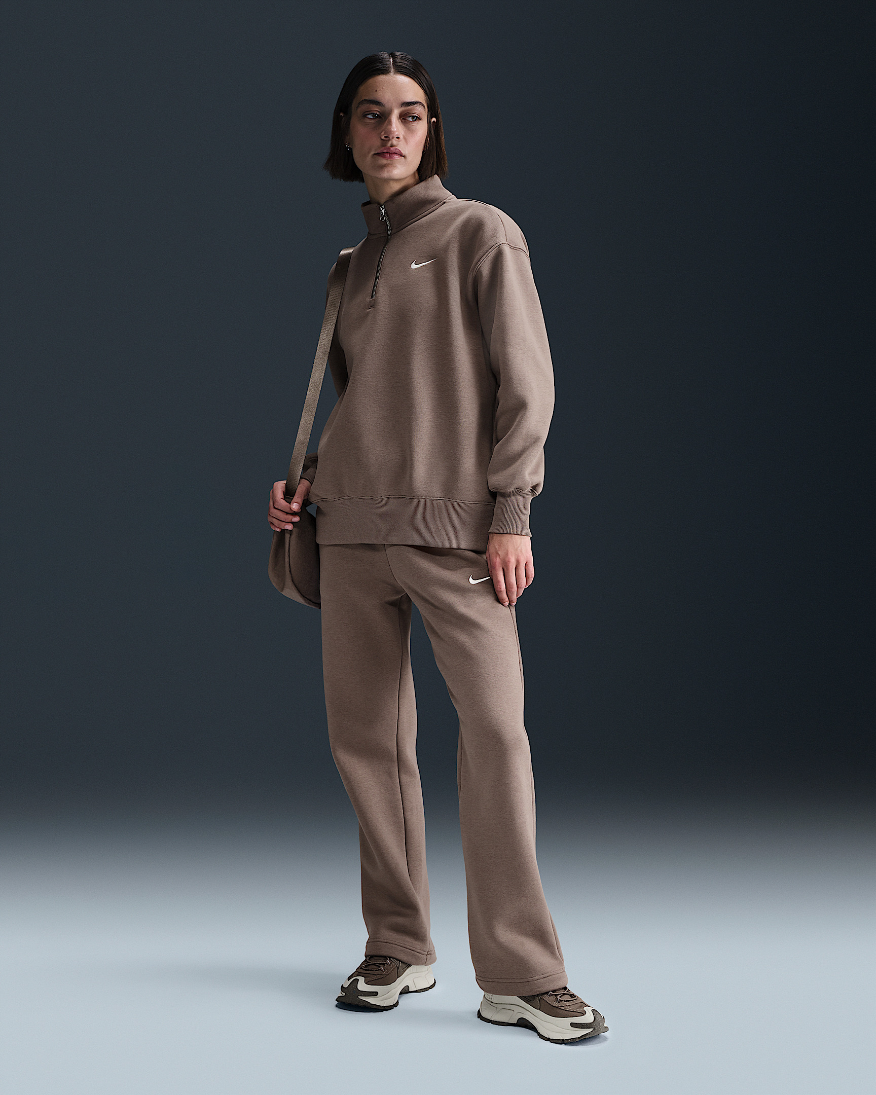 Nike Sportswear Phoenix Fleece Women's Oversized 1/4-Zip Long Sweatshirt - 4