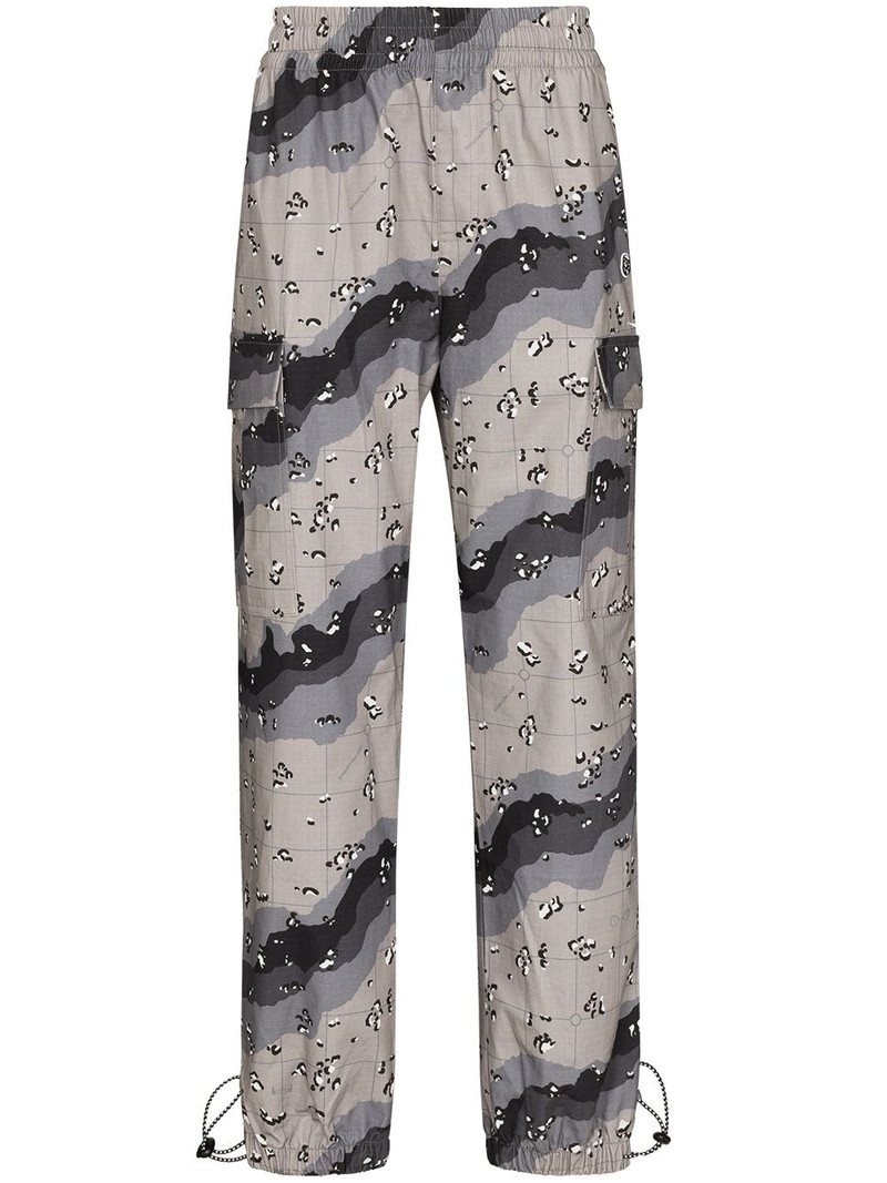 camouflage-print cargo trousers 1