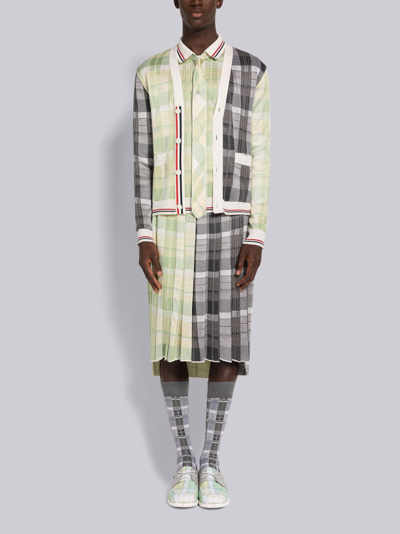 FUN-MIX COTTON SILK MADRAS SHORT SLEEVE POLO 4