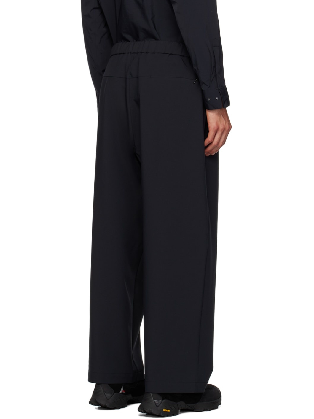 Black D-Ring Trousers - 3