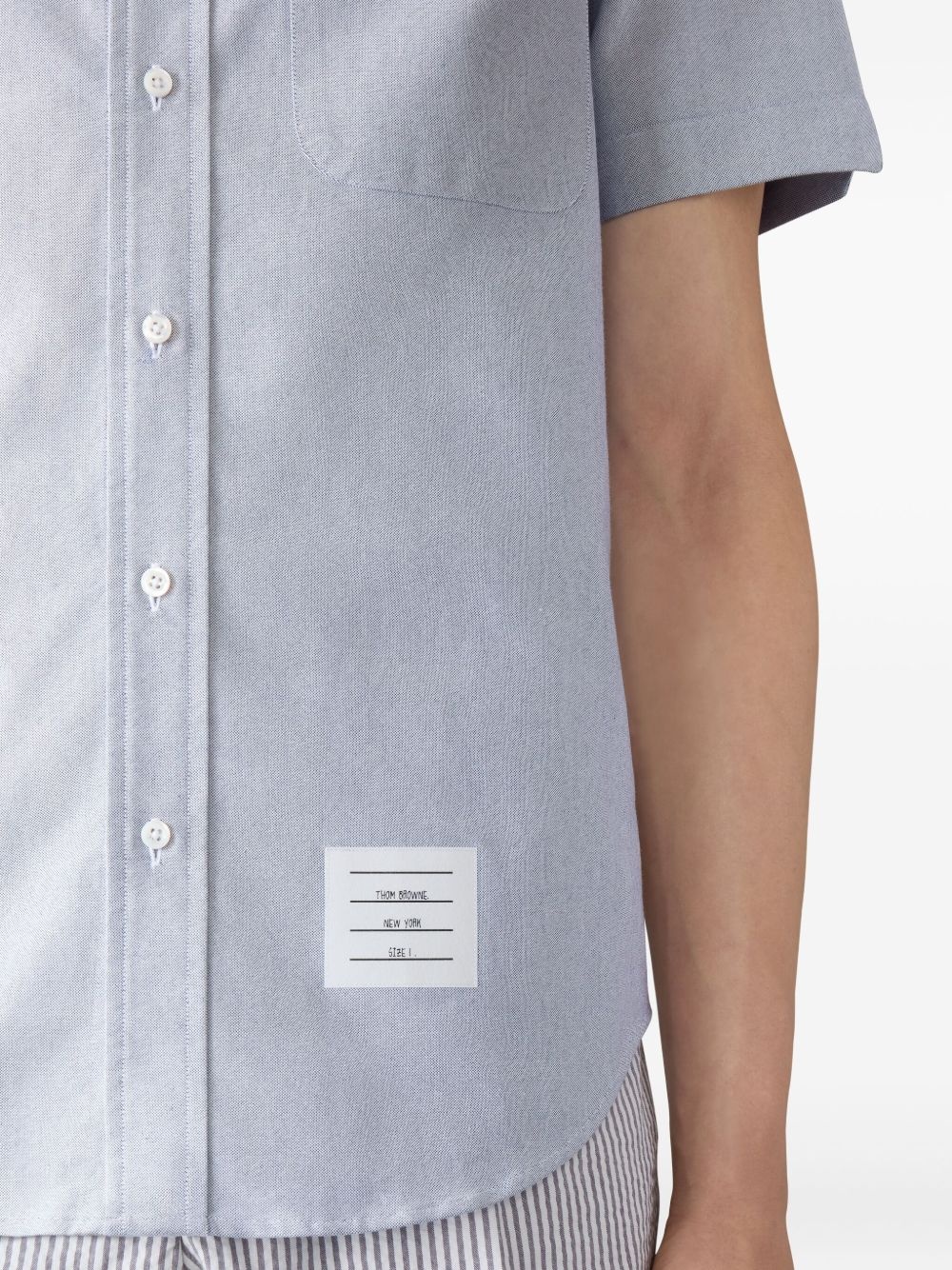 patch-pocket short-sleeve shirt - 5
