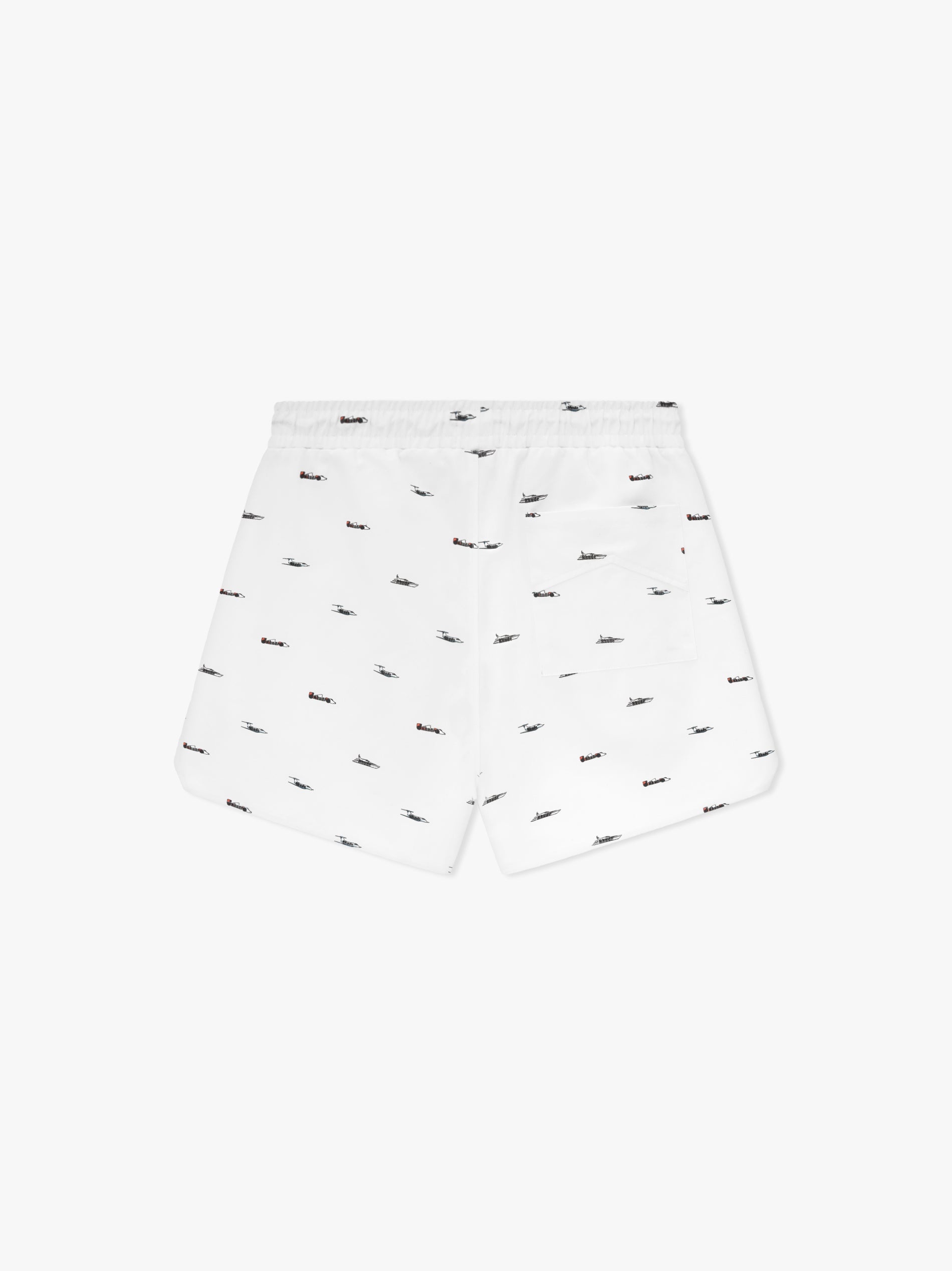 RHUDE CRUISE PATTERN DENIM SHORT - 2