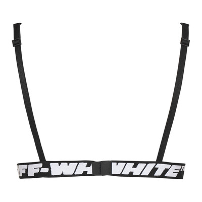 Off-White LOGO TAPE LACE TRIANGLE BRA outlook