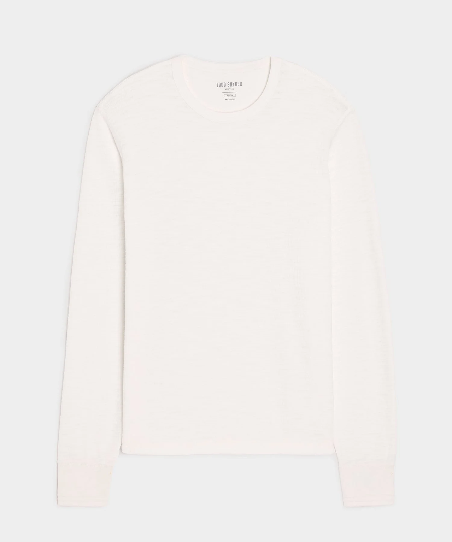 Lightweight Mini Waffle Tee - 1