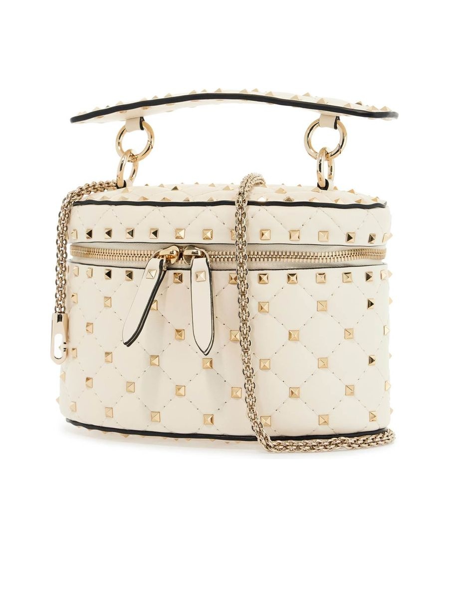 Valentino Garavani Leather Cylinder Bag With Chain - 3