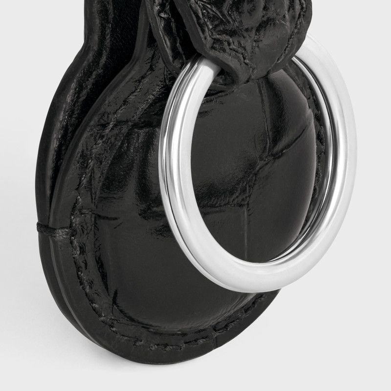 airtag holder in Crocodile Embossed Calfskin 4