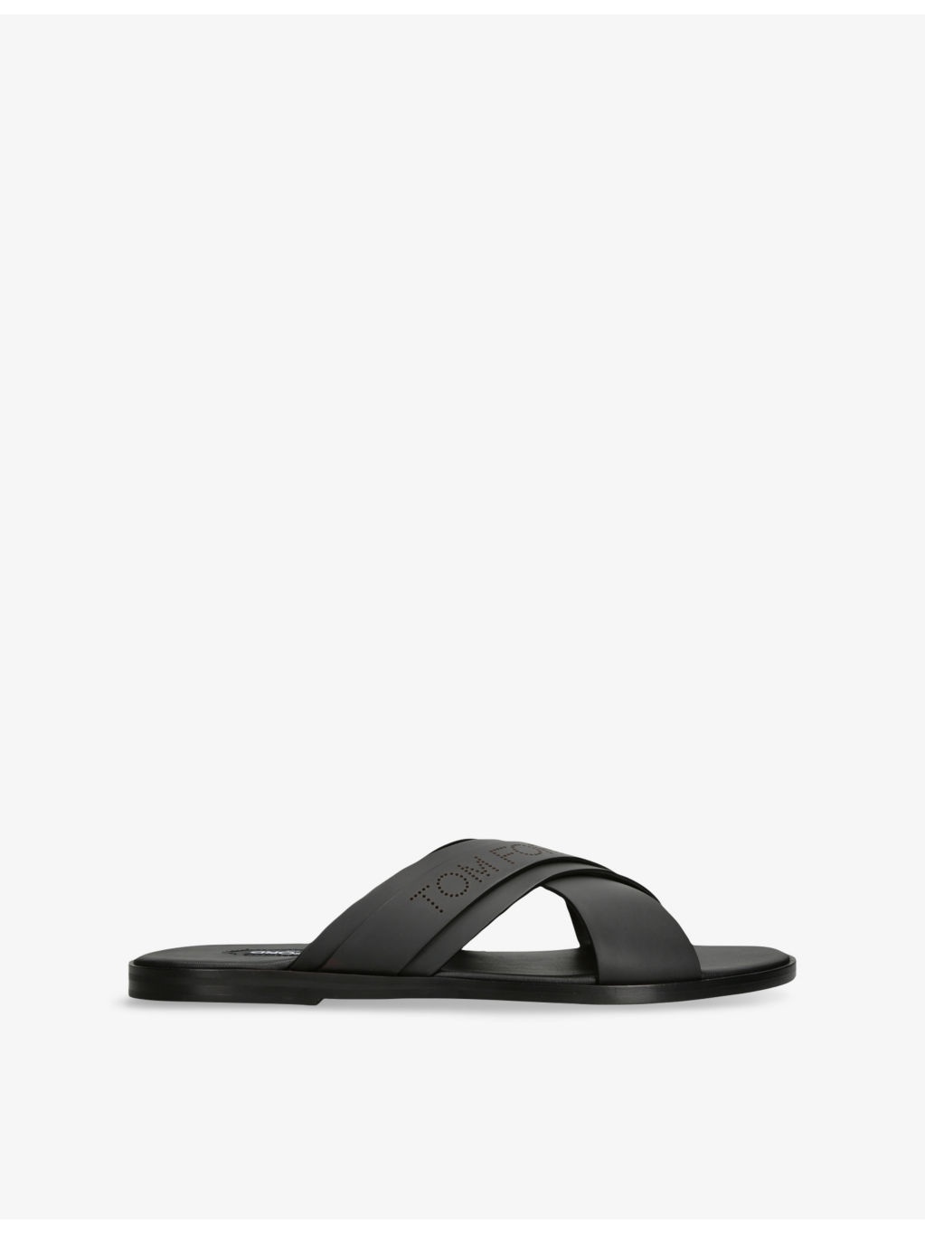 Preston Crossover-Strap Leather Sandals - 1
