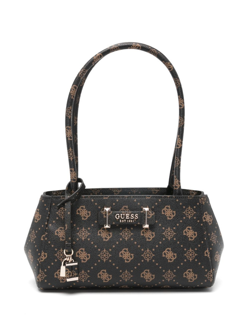 Carrie logo-charm tote bag 1