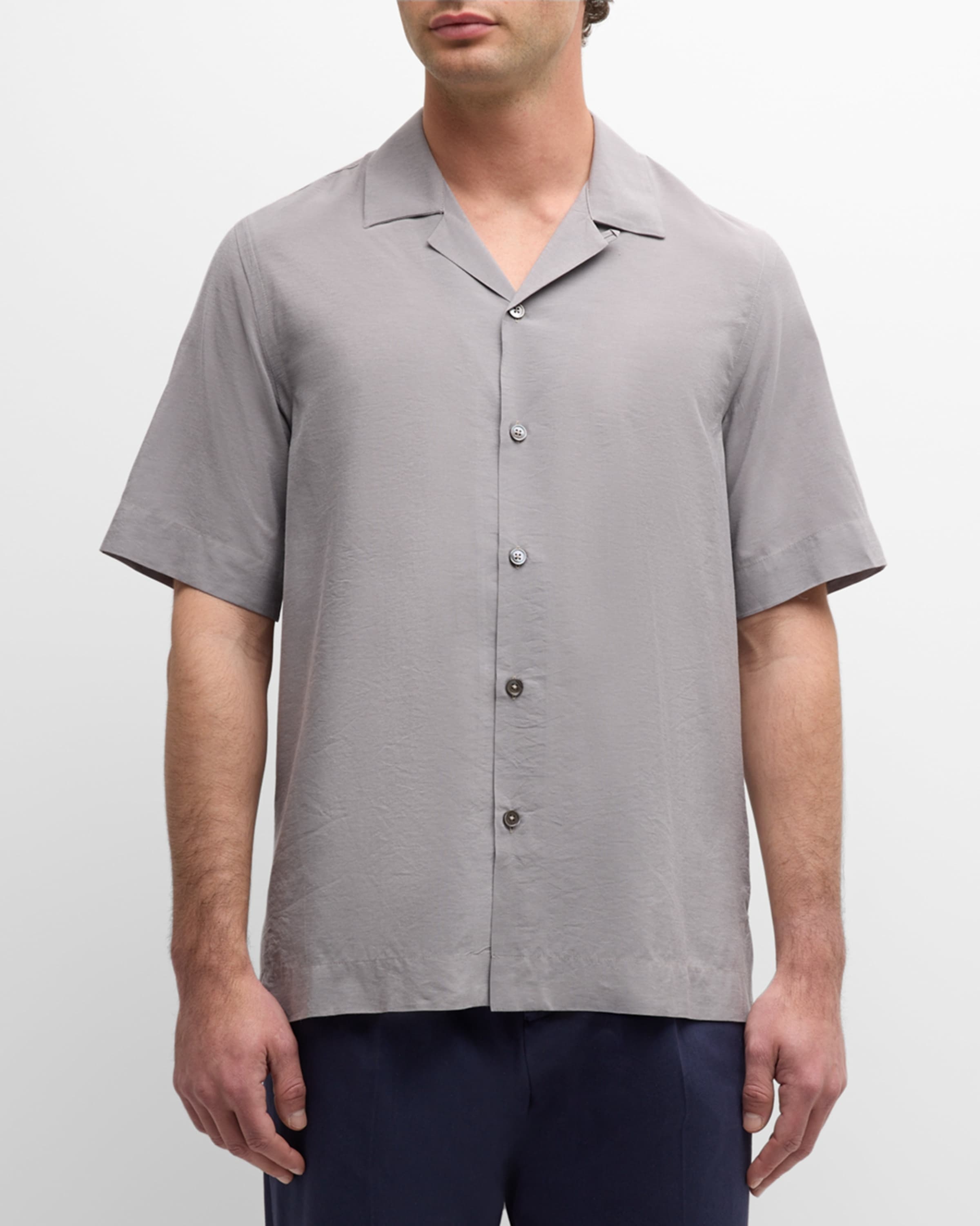 Men's Short-Sleeve Camp Shirt - 2