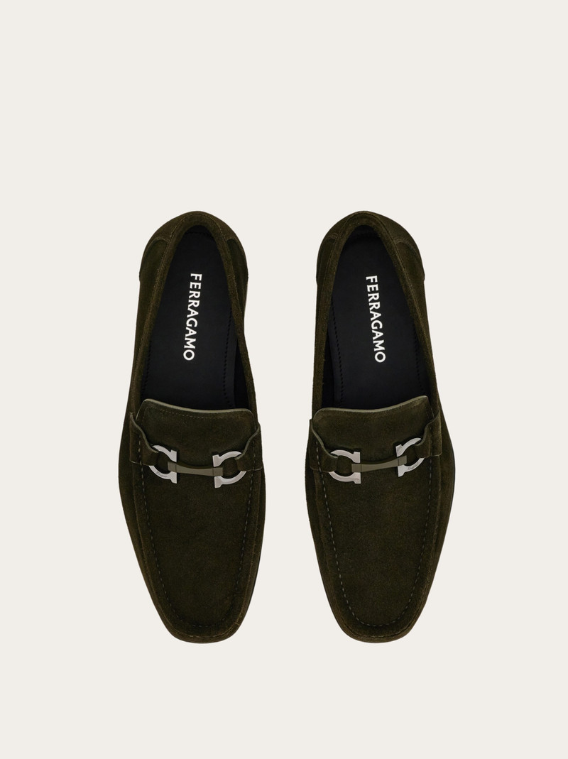 FERRAGAMO Gancini ornament moccasin outlook