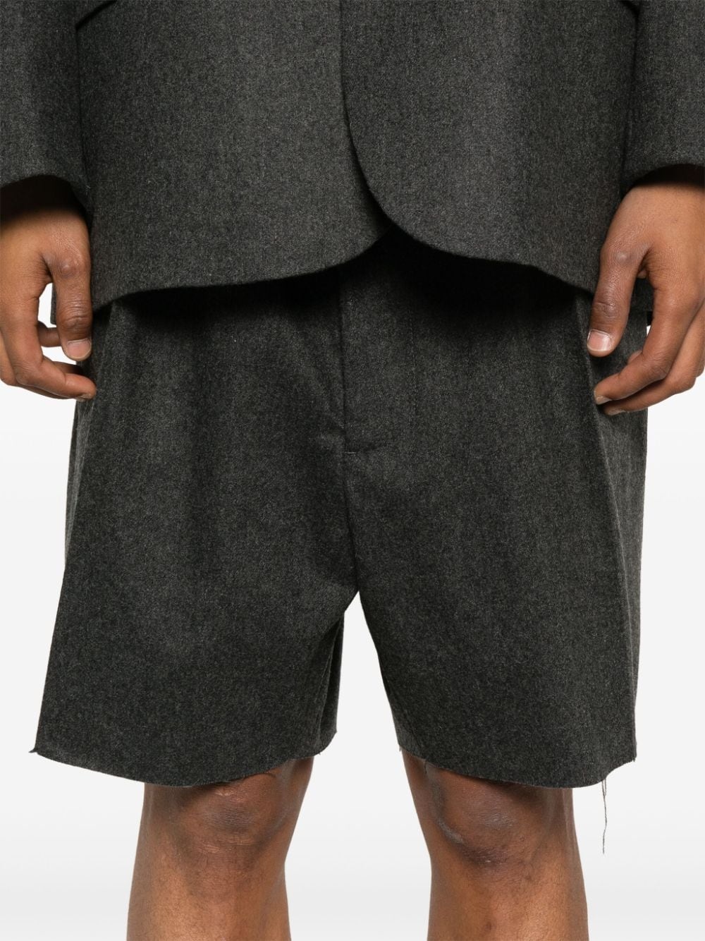 pleated bermuda shorts - 5