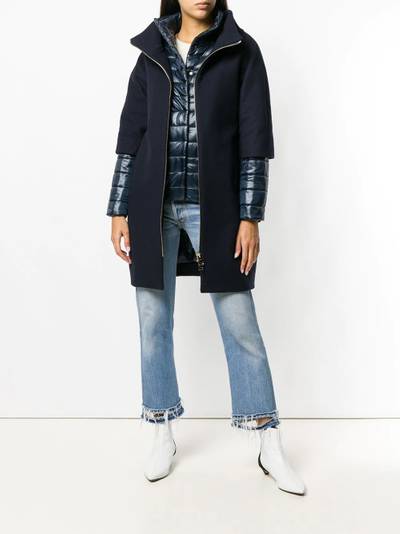 Herno layered puffer coat outlook